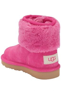 NWT Ugg Kids’ Classic Jona Luxury Boot Dark Peony Toddler Size 7